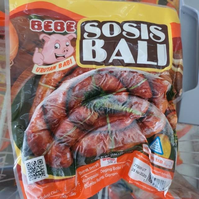 

Urutan Sosis Babi Bali Asli Aroma 500Gr