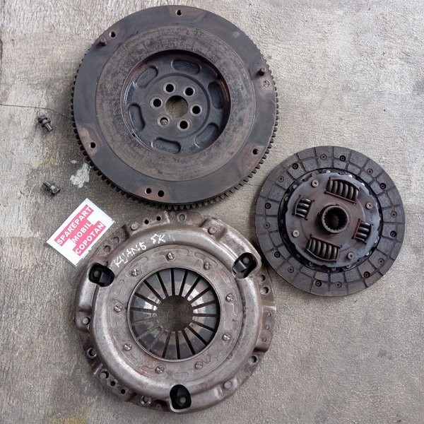 (Bekas) Flywheel Roda Gila Gigi Gendeng Kijang Super 5K 1.5 Copotan