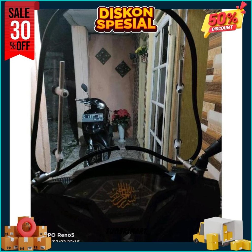 Visor Winshield Honda Scoopy Scopy Fi Scoopy Rc Kilat