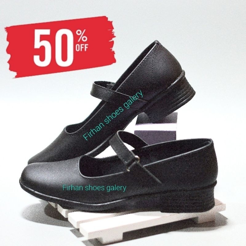 Pantofel Wanita SEPATU PANTOFEL wanita sekolah wanita kerja hak 3 cm