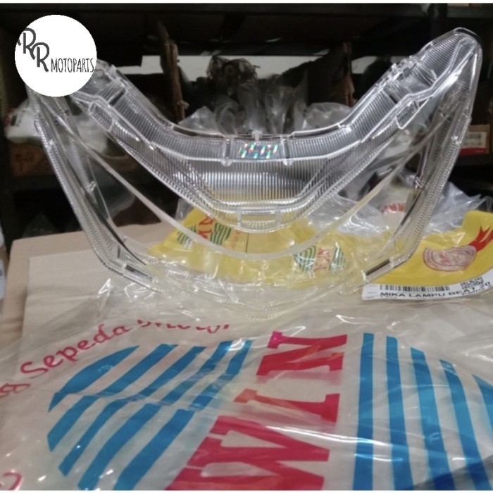 KACA MIKA LAMPU DEPAN BEAT FI NEW ESAF DELUXE 2020 2021 2022 2023 ORI