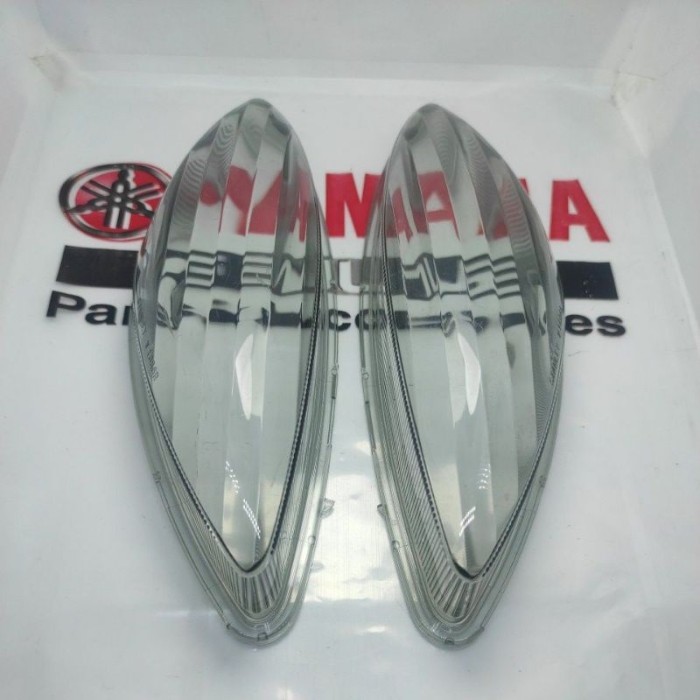 TERLARIS MIKA KACA LAMPU SEN BELAKANG SMOKE FINO FI 115 125 ORIGINAL