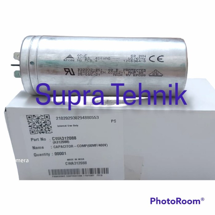 KAPASITOR AC PANASONIC 60UF EPCOS ORIGINAL