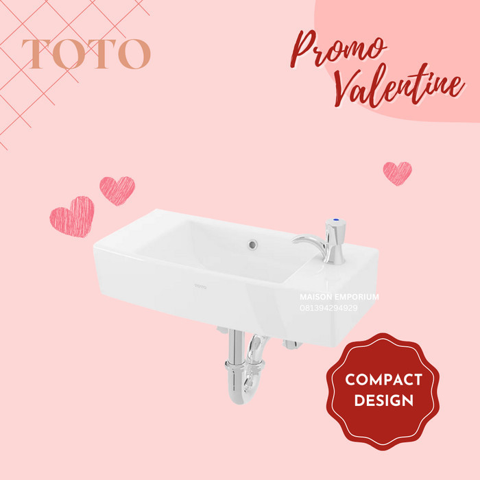 WASTAFEL TOTO ORIGINAL LW248JT1 / WASTAFEL GANTUNG TOTO BODY ONLY 248