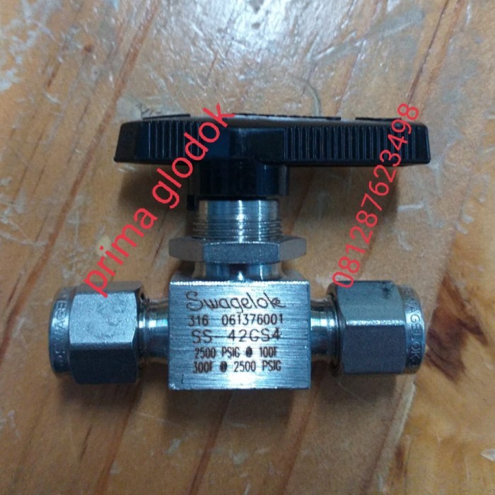 BALL VALVE SWAGELOK SS-42GS4 1/4"/BALL VALVE SWAGELOK 1/4"/ SWAGELOK