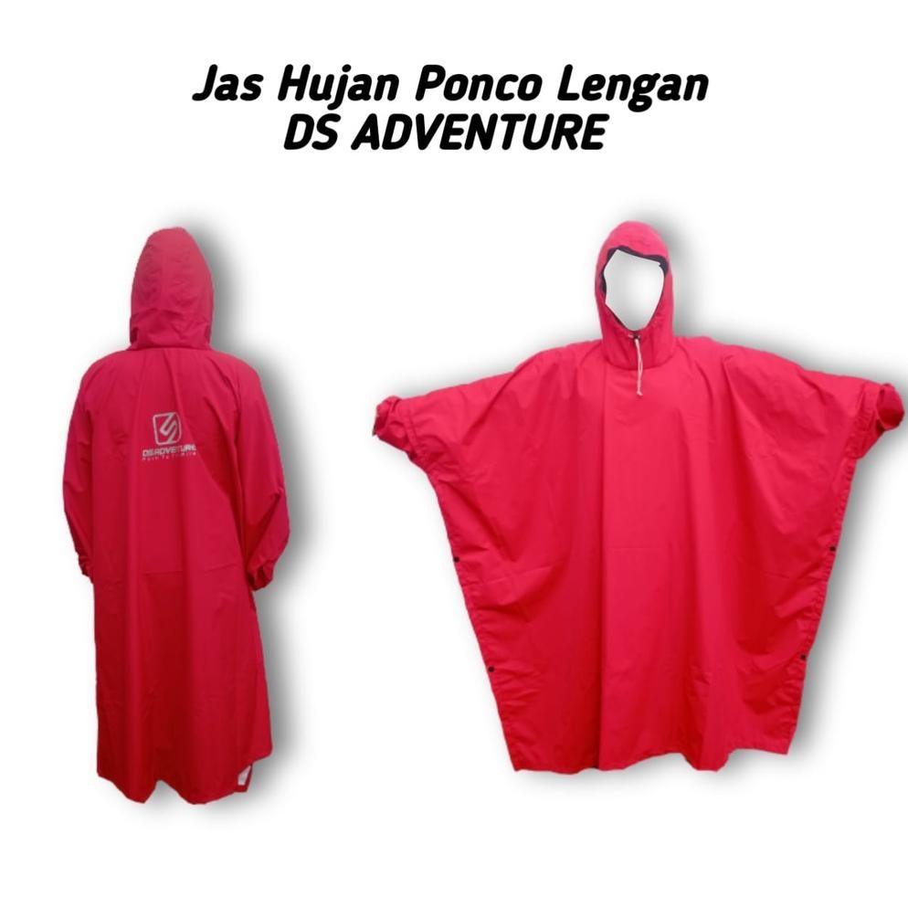 GHT Jas Hujan Ponco Lengan DS Adventure / jas hujan ponco / jas hujan ponco lengan / jas hujan jumbo