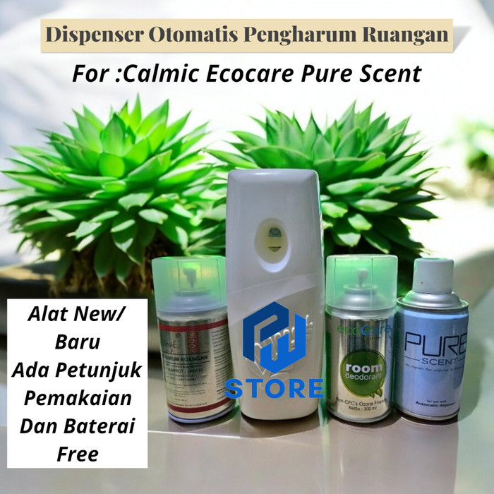 Dispenser Otomatis Pengharum Ruangan Spray Type Calmic Ecocare