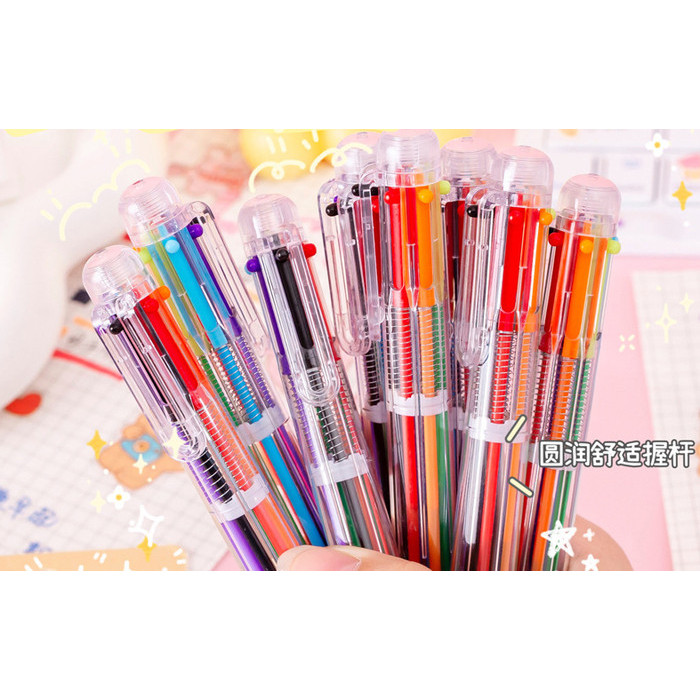 

Terbaru Pulpen 6 Warna Pen Ballpoint Office Alat Tulis Kantor Sekolah S5 39 100% ori