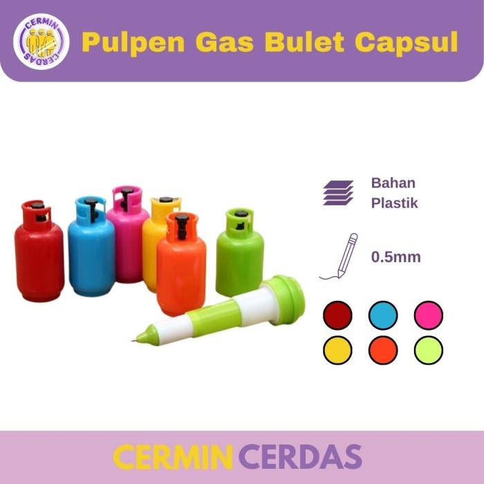 

Terbaru Pulpen Bentuk Gas Bulet Capsul Pena 0.5mm Alat Tulis Sekolah Kantor 100% ori