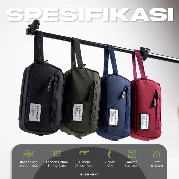 

Terbaru Pencil Case Tempat Pensil Sekolah Kantor Kuliah Travelling Organizer Terlaris. 100% ori