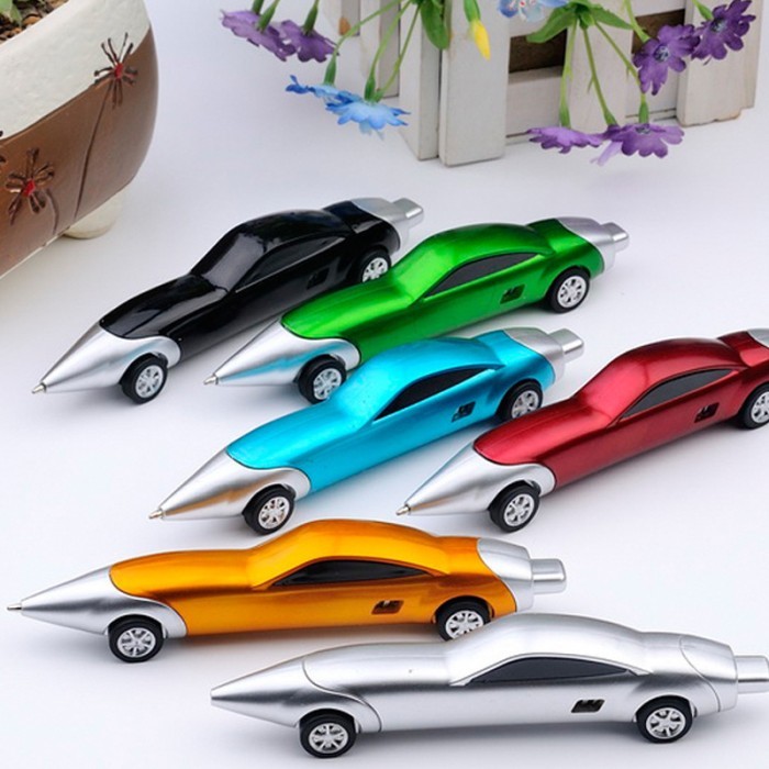 

Terbaru 1 Piece Lytwtws Cute Candy Color Car Ballpoint Pen Creative Office Gift School Supplies