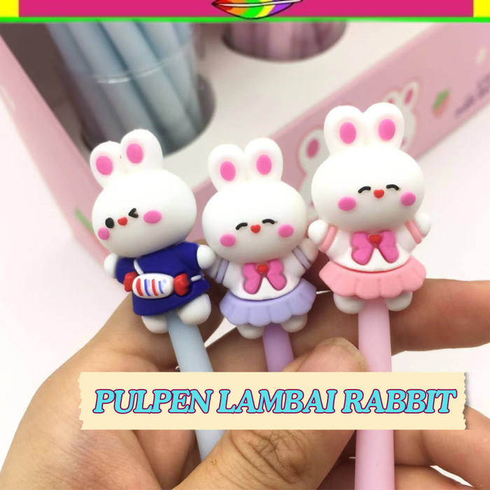 

Terbaru PULPEN LAMBAI RABBIT TINTA BIRU PULPEN GEL TINTA BIRU 0.5MM PULPEN GOYANG KELINCI RABBIT