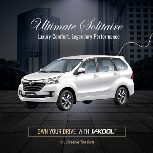 Kaca Film V-KOOL Ultimate Solitaire TOYOTA AVANZA Samping VK10