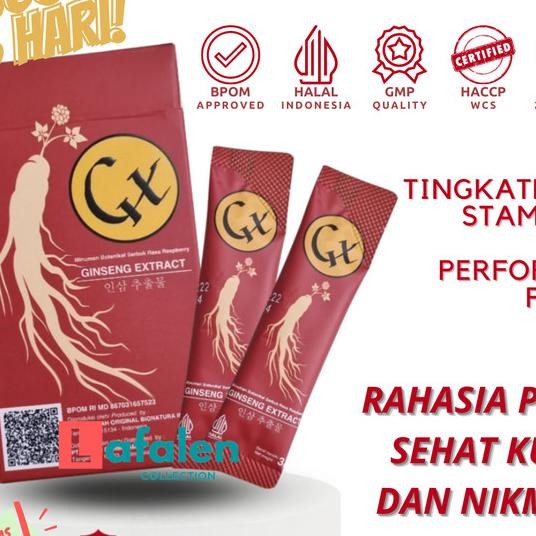 Gx Ginseng Numan Serbuk Ekstrak Gingseng Korea Guarana Bpom Halal