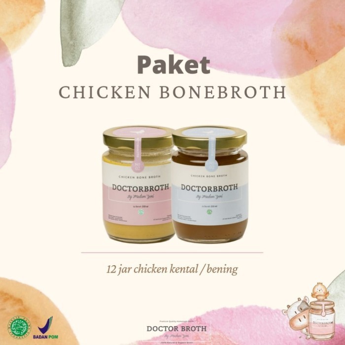 

Paket 12 jar Chicken Bone broth