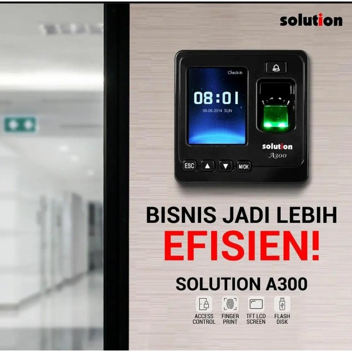 

Solution A300, Mesin Akses Door Simple Pakai Finger Barangbaru