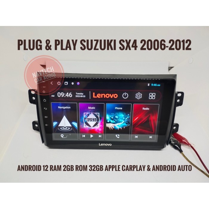 Terbaru Head Unit Android 9 Inch Suzuki Sx4 Plug & Play / Head Unit Suzuki Sx4