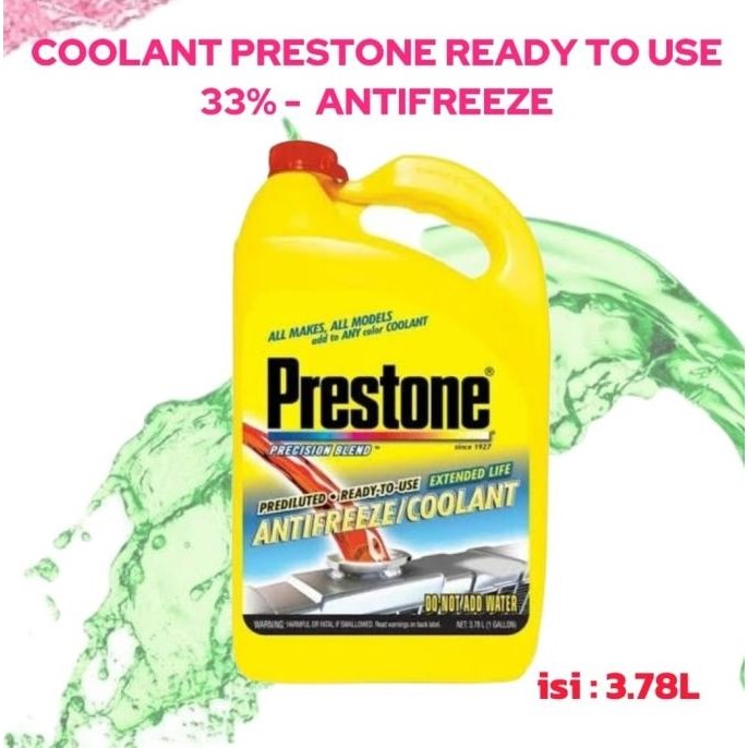 Air Radiator Coolant PRESTONE Hijau Galon