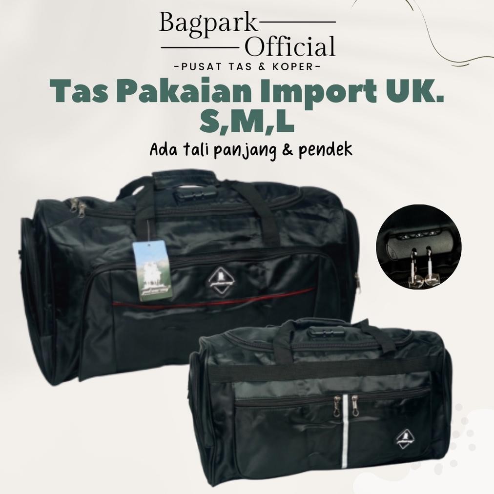 PROMOOO TAS PAKAIAN JUMBO TRAVEL BAG  IMPORT TEBAL TAS TRAVELING MOTIF POLOS TAS MUDIK TAS BAJU JUMB