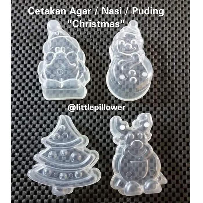 

NEW! Cetakan Nasi Murah Meriah Model Christmas/Bento Rice Mold/Cetakan Agar Limited
