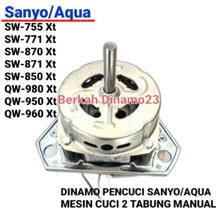 WLN DINAMO MESIN CUCI SANYO/AQUA SW-755XT SW-771XT SW-870XT SW-871XT