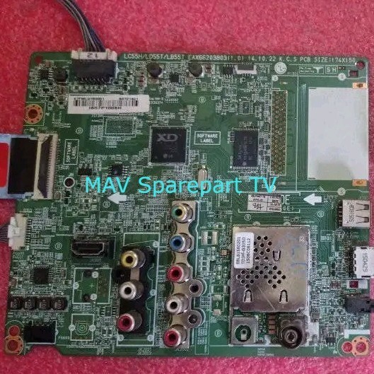 MB - MAINBOARD - MOTHERBOARD - MESIN TV LED LG 43LF540T - 43LF540