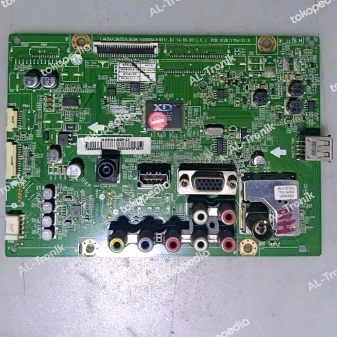 MAINBOARD TV LED LG 24 INCH 24LB450A MESIN MOTHERBOARD MB 24LB450 24LB