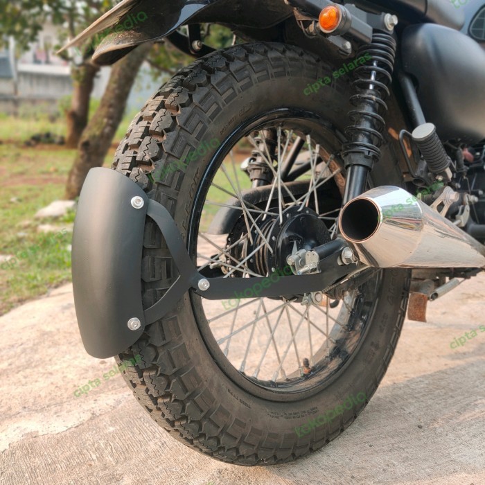 Mudguard custom W175 atau motor custom
