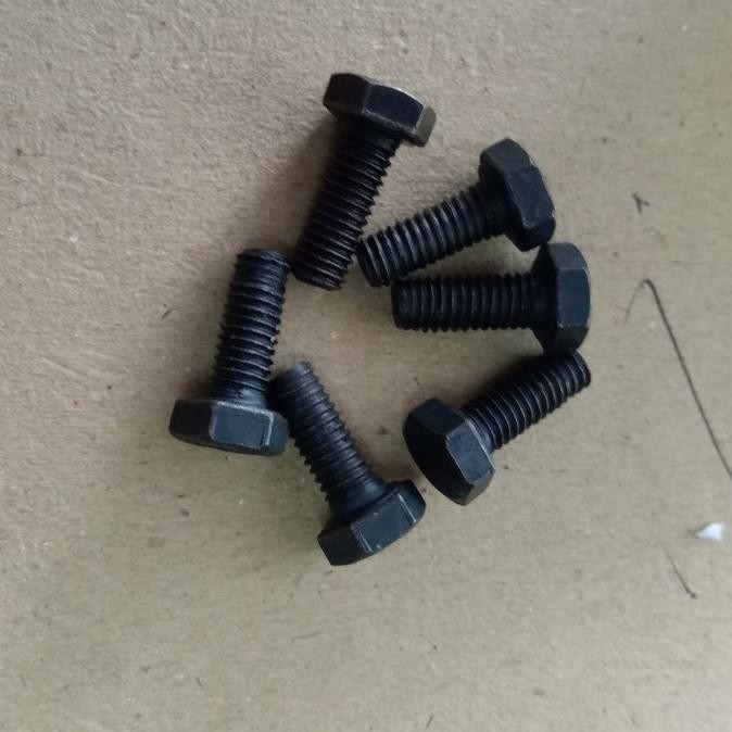 BAUT 8.8 DRAT KIRI M 6X15 PITCH 1..0 KUNCI 10 ULIR KIRI 0411T