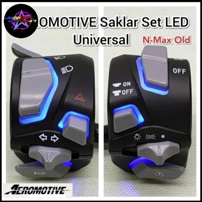 NEW SAKLAR HOLDER SET KIRI KANAN VIETNAM AEROMOTIVE LED UNIVERSAL NMAX