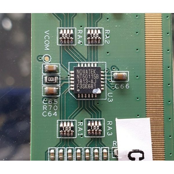 PAPAN TICON PHILIPS - IC RT9955 - IC HIMAX HX8872-F - IC NOVATEK NT501