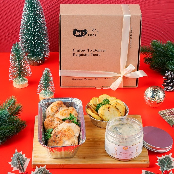 

NEW! Christmas Hampers / Parcel Natal Creamy Chicken Mushroom / Ayam Jamur - Non Hampers Limited