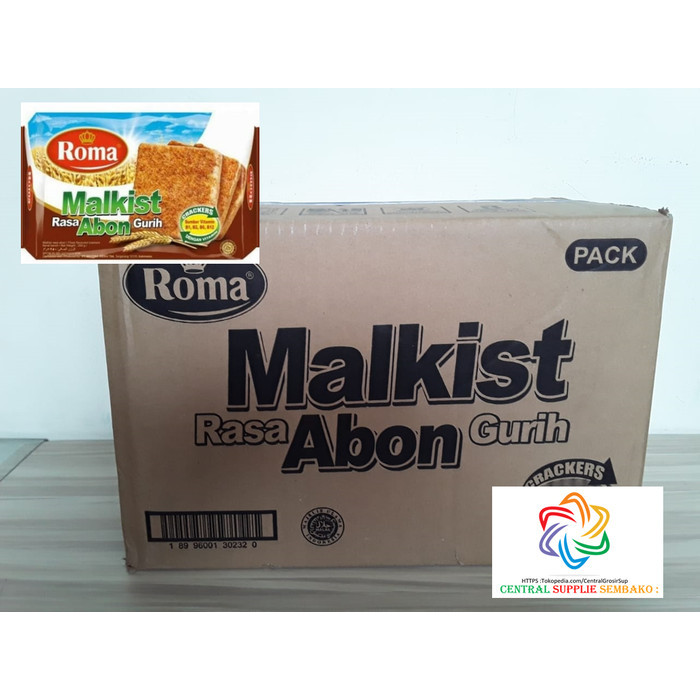 

Roma Malkist Abon Pack [135Gram /30 Pack /1 Karton ] Terbaik