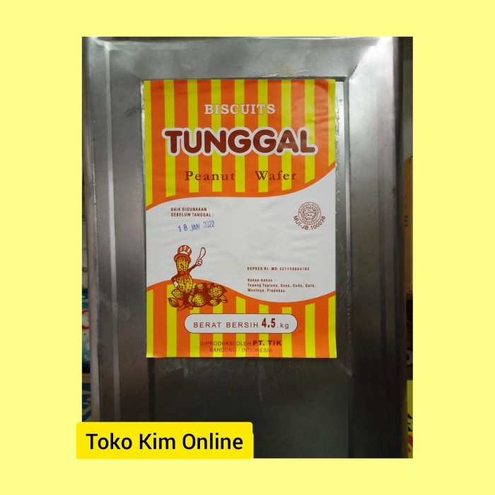 

Wafer Kacang Tunggal Blek 4,5Kg Terlaris