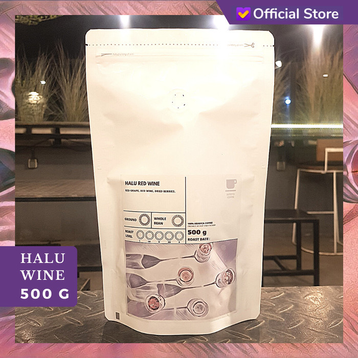 

Kopi Arabika Halu Red Wine 500 Gram By Sutoyo Coffee Promo