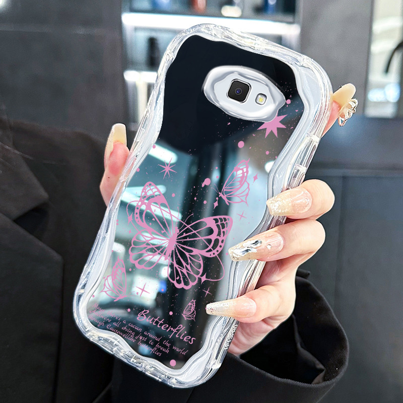 Casing Hp Untuk Samsung Galaxy J7 Prime J2 Prime J7 Prime 2 Case HP Casing mewah pola kupu-kupu Kasi