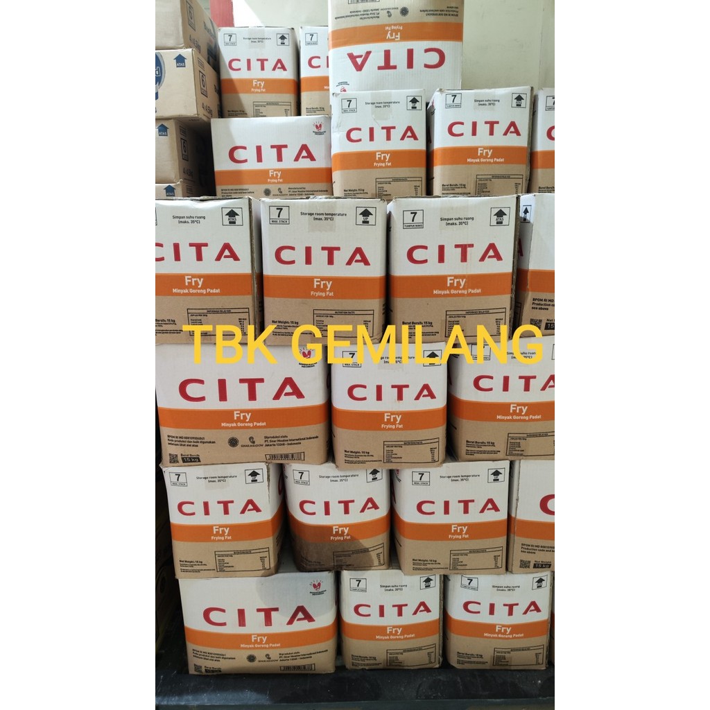 

Cita Fry Minyak Goreng Padat 15Kg Promo