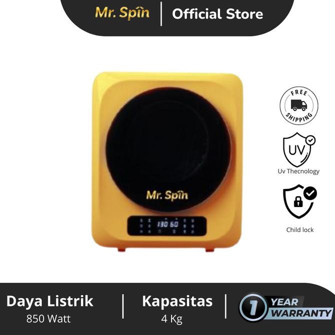 MINI DRYER MR.SPIN ORANGE | MESIN PENGERING PAKAIAN