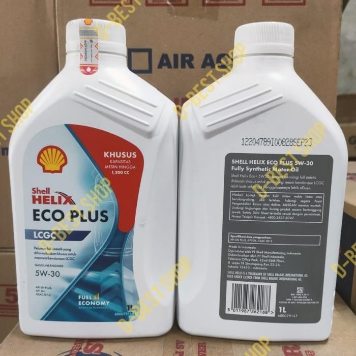 Oli Mesin Shell Helix Eco 5W-30 - 1 Liter