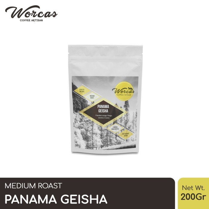 

Worcas Arabica Panama Geisha "Natural" 200Gr - Medium Roasted Coffee Terbaik