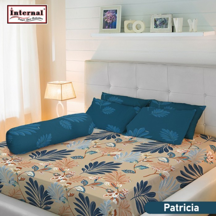 Internal - Sprei King B2 Uk 180X200 Bantal 2 Guling 2 - Patricia Diskon