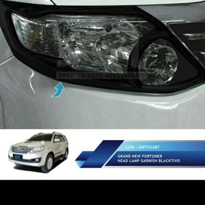 GARNISH HITAM DEPAN FORTUNER 2012-2014