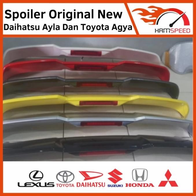 SPOILER DAIHATSU AYLA TOYOTA AGYA PERODUA AXIA TOYOTA WIGO MODEL