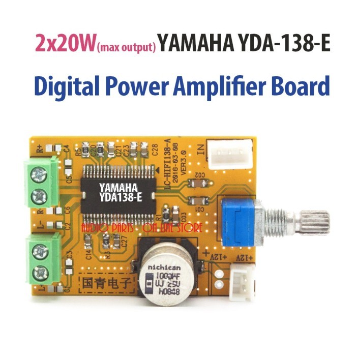 Promo Mdl-046C 2 X 20W (Max) Yda138-E Yamaha Chip Amplifier Class D Board