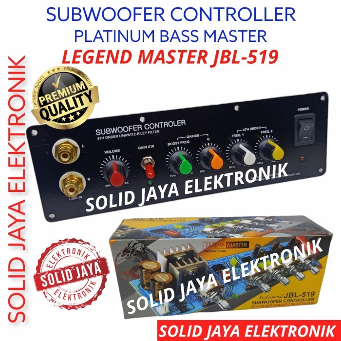 Cuci Gudang Tone Control Aktif Subwoofer Sub Controller Legend Master Jbl519 Jbl