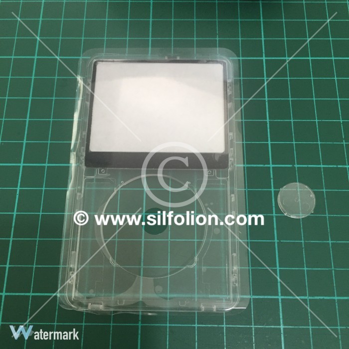 Promo Front Case Ipod Video 5 5.5 Th Gen Classic Clear Transparent Button