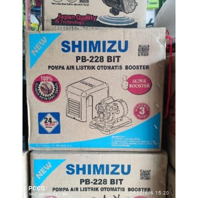 Shimizu Pompa Air Pompa Dorong Pendorong Booster Pb 228 Pb228 Bit