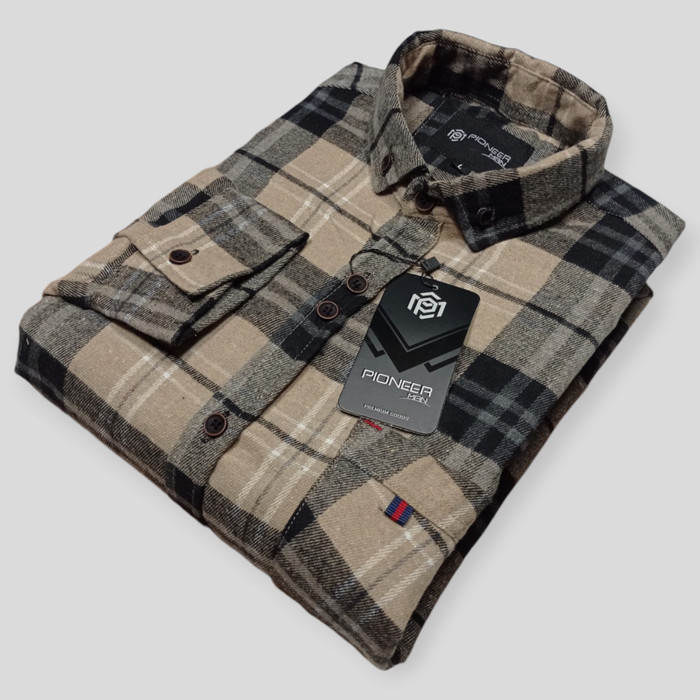 kemeja flanel lengan panjang/hurley