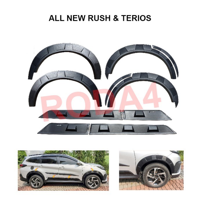 Over Fender All New Rush Terios Body Kit Model RockFord