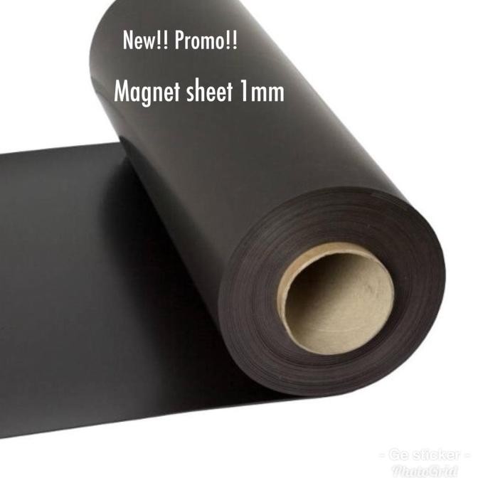 

NEW NEW!! PROMO!! STICKER / STIKER MAGNET SHEET BLACK 1mm (60cmx100cm)